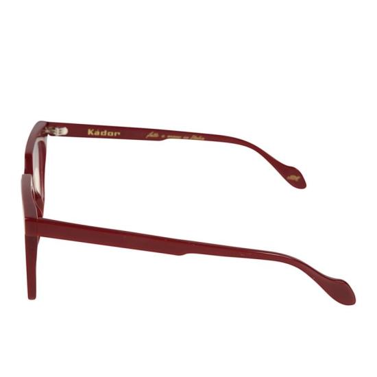  카돌 선글라스 마야 라이트 딥 레드 스퀘어 프레임 안경 - KADOR