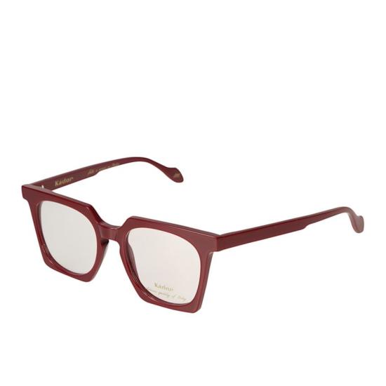  카돌 선글라스 마야 라이트 딥 레드 스퀘어 프레임 안경 - KADOR