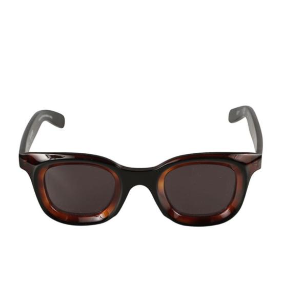  카돌 선글라스 별 모양 장식이 있는 조이 볼드 직사각형 호피무늬