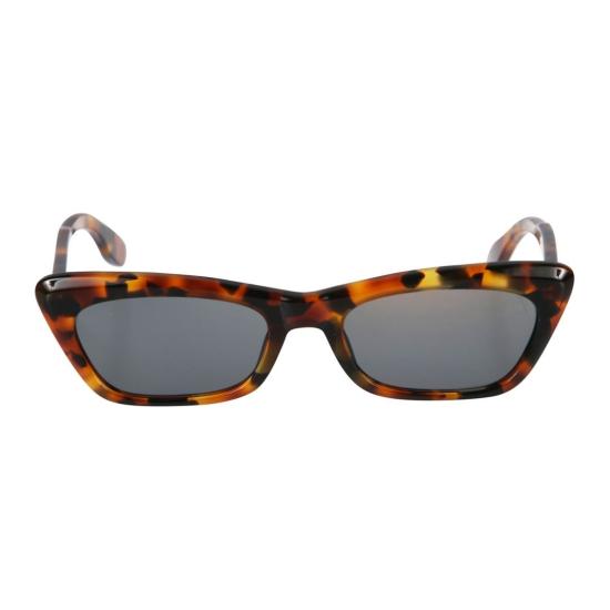  카돌 선글라스 팝스타 직사각형 호피무늬  (골드 포인트)