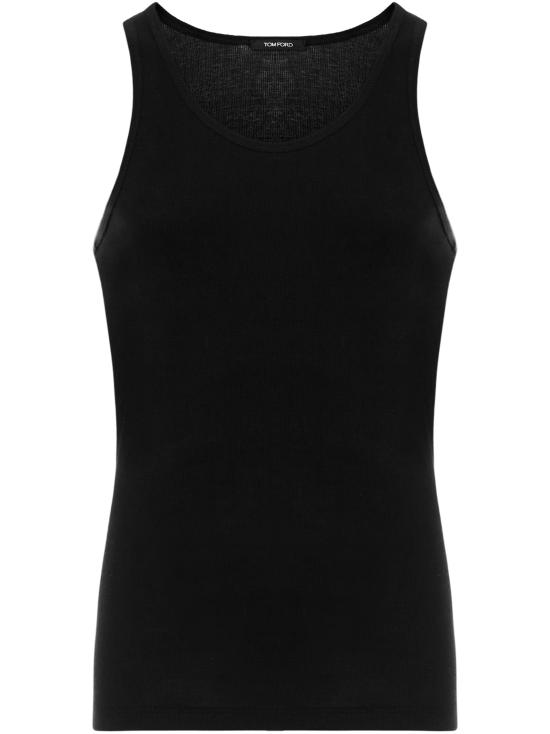  톰포드 민소매 티셔츠 T4D101210 002 Black