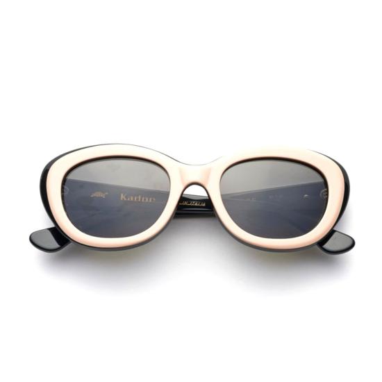  카돌 선글라스 그레이스 타원형 프레임 투톤 , 대담한 디자인