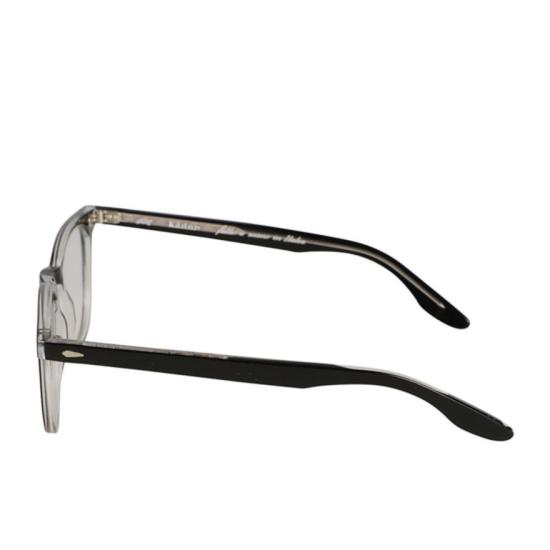  카돌 선글라스 클라크 클래식 원형 프레임 안경 (반투명 회색 템플) - KADOR