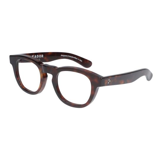  카돌 안경 코스모/N 원형 호피무늬 프레임 안경 (메탈릭 장식) - KADOR