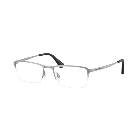 26SS 엠포리오 아르마니 안경 0Ea1044td 직사각형 반테 안경 (무광 실버 티타늄) - EMPORIO ARMANI