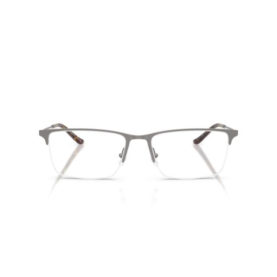 26SS 엠포리오 아르마니 안경 0Ea1171 반무테 금속 프레임 안경 (호피 무늬 팁) - EMPORIO ARMANI