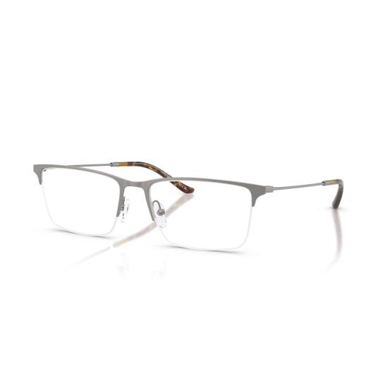 26SS 엠포리오 아르마니 안경 0Ea1171 반무테 금속 프레임 안경 (호피 무늬 팁) - EMPORIO ARMANI