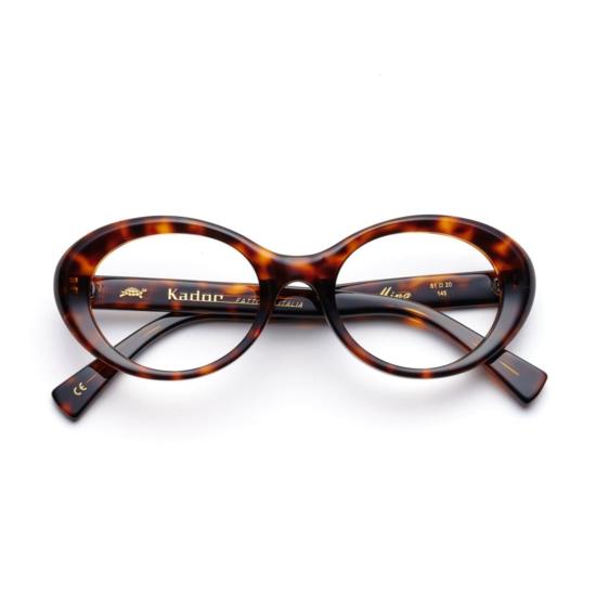  카돌 안경 빈티지 감성이 돋보이는 미나 호피무늬 타원형 프레임