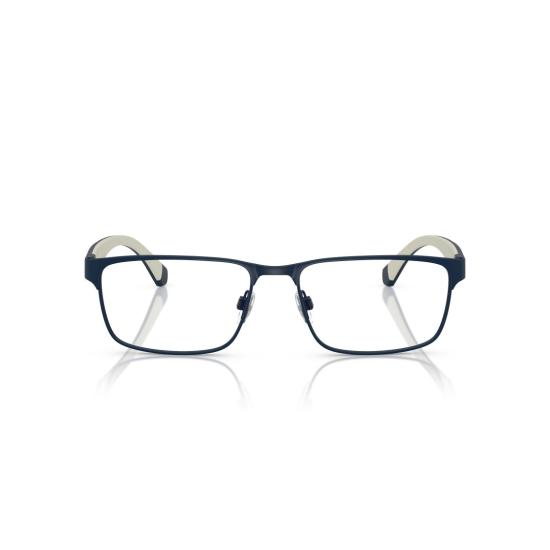 26SS 엠포리오 아르마니 안경 0Ea1105 은은한 로고가 있는 직사각형 무광 금속 안경테 - EMPORIO ARMANI