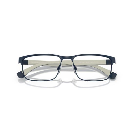 26SS 엠포리오 아르마니 안경 0Ea1105 은은한 로고가 있는 직사각형 무광 금속 안경테 - EMPORIO ARMANI