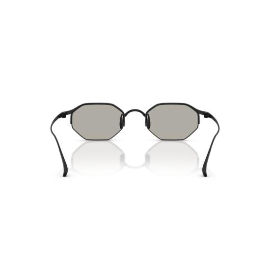  조르지오 아르마니 선글라스 0Ar6171t 기하학적 팔각형 블랙 티타늄 - GIORGIO ARMANI