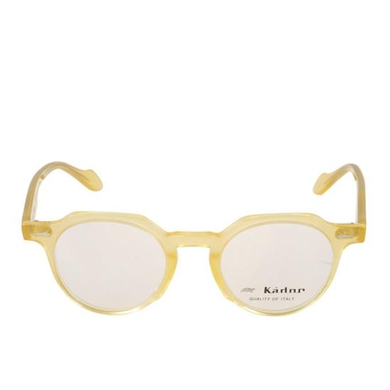  카돌 선글라스 아마데우스 반투명 옐로우 라운드  (키홀 브릿지)