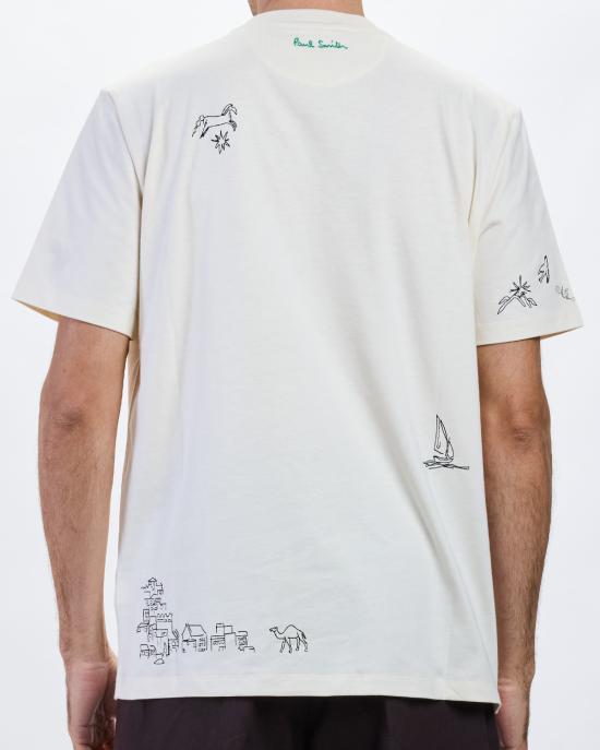 26SS 폴 스미스 반팔 티셔츠 M1R 919T VP5661 04 CREMA - PAUL SMITH