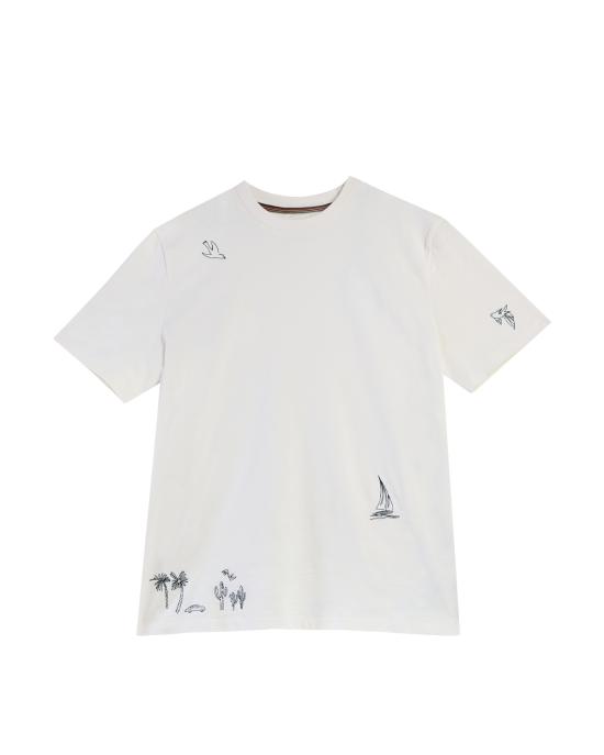 26SS 폴 스미스 반팔 티셔츠 M1R 919T VP5661 04 CREMA