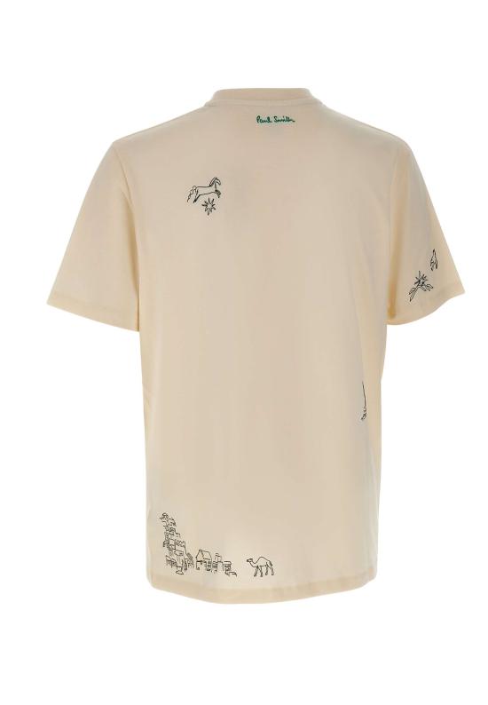 26SS 폴 스미스 반팔 티셔츠 M1R 919T VP5661 04 CREMA - PAUL SMITH