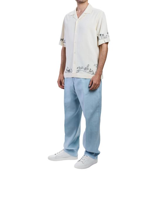 26SS 폴 스미스 반팔 셔츠 M1R 905UE V03036 04 OFF WHITE - PAUL SMITH