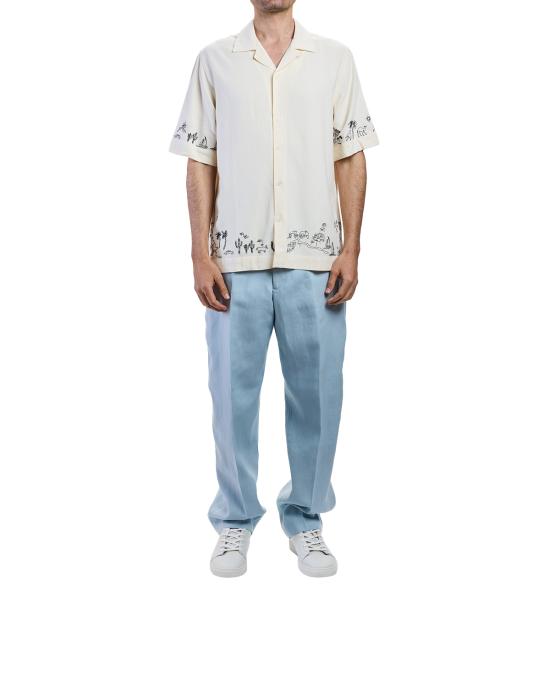 26SS 폴 스미스 반팔 셔츠 M1R 905UE V03036 04 OFF WHITE - PAUL SMITH