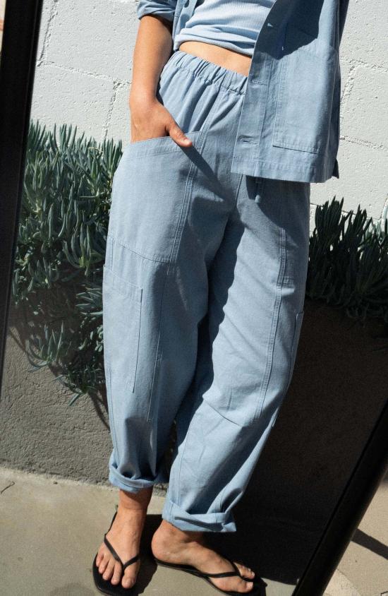  네라네제 트레이닝/조거 팬츠 네라네즈 루아르 포켓 팬츠 클리어워터 블루