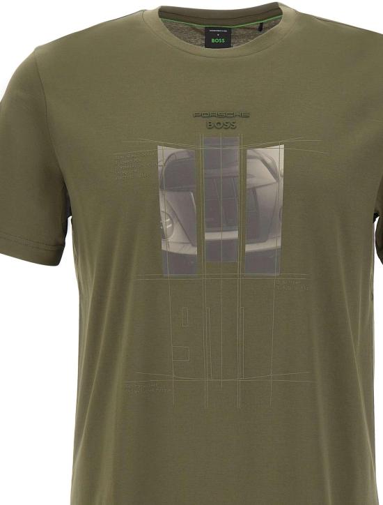 26SS 보스 반팔 티셔츠 50559811347 DONKERGREEN - BOSS