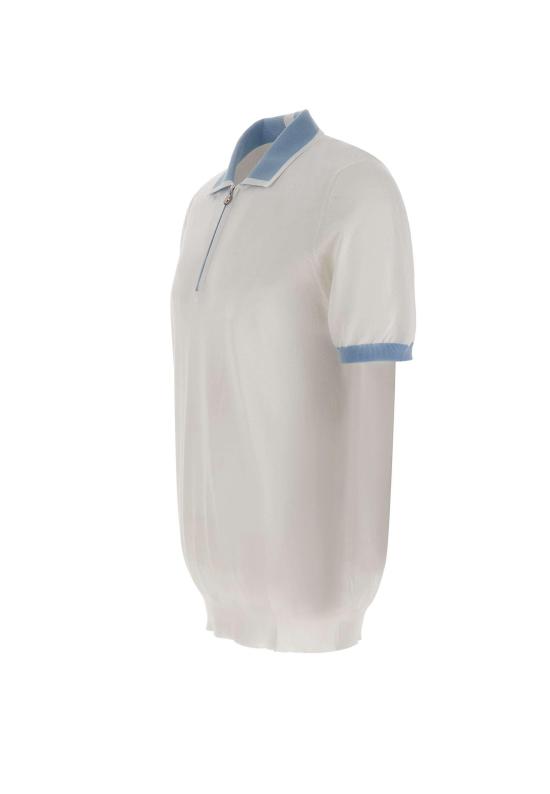 26SS 키톤 폴로 티셔츠 UMK0571V108A00K WHITE - KITON
