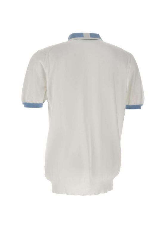 26SS 키톤 폴로 티셔츠 UMK0571V108A00K WHITE - KITON