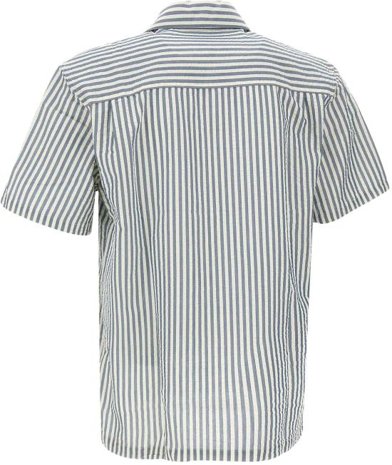 26SS 칼하트 반팔 셔츠 CARHARTTWIPSSLEAVELSHIRTCOTONRAYEBLEU WHITE - CARHARTT