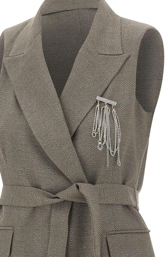 25FW 리우조 베스트 CF5259T054AM9770 DONKERGREEN - LIU JO