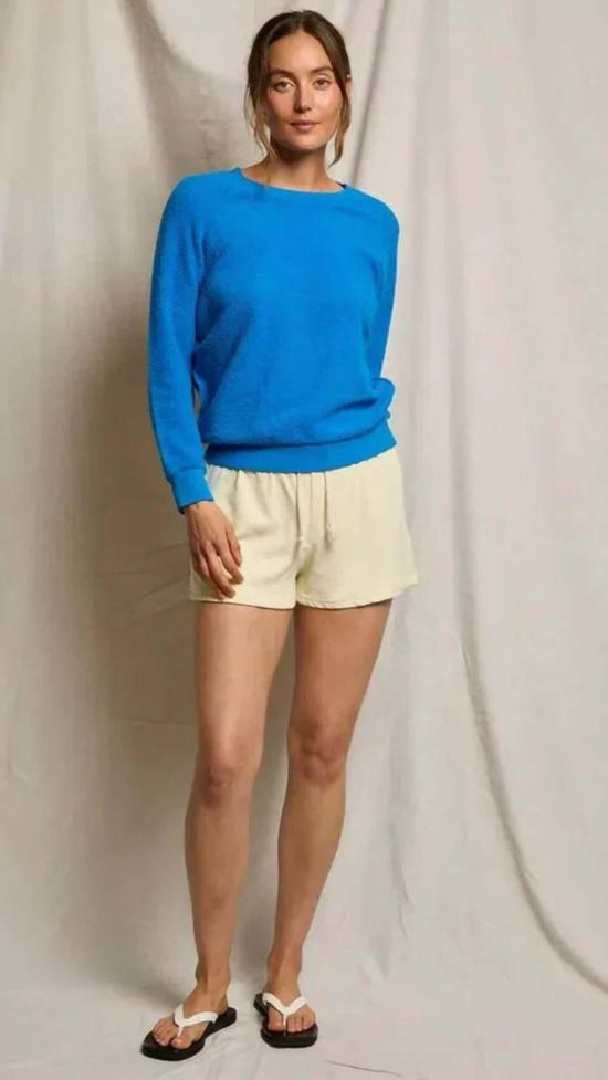  퍼펙트 화이트 티 스웨터 지기 리버스 플리스 크루넥 스웨트셔츠 - PERFECT WHITE TEE