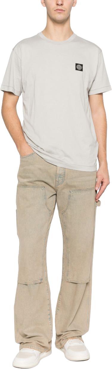 26SS 스톤 아일랜드 반팔 티셔츠 2100027S0013V0061 LICHTGREY - STONE ISLAND