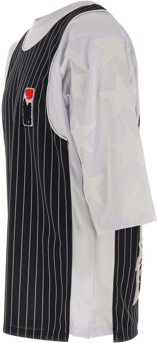 26SS PDF di Domenico Formichetti 반팔 티셔츠 DFM54045TJ101BLKWH BLACK - PDF