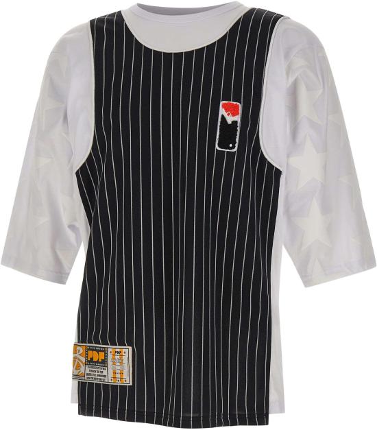 26SS PDF di Domenico Formichetti 반팔 티셔츠 DFM54045TJ101BLKWH BLACK