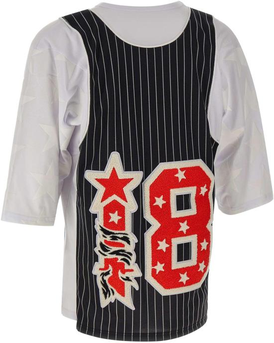26SS PDF di Domenico Formichetti 반팔 티셔츠 DFM54045TJ101BLKWH BLACK - PDF