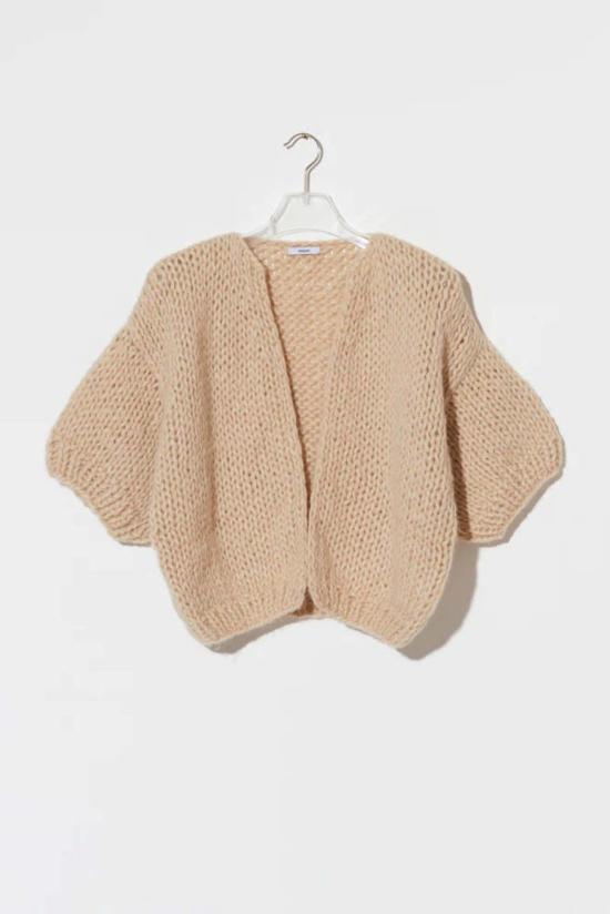  마이아미 가디건 SS 알파카 봄버 카디건