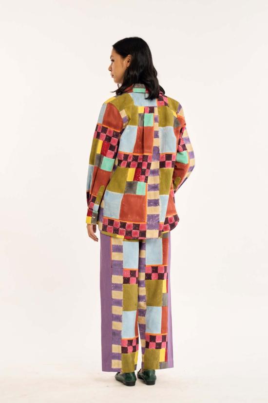  루주타 셰스 팔라초 팬츠 메사 팬츠 케니 프린트 - RUJUTA SHETH