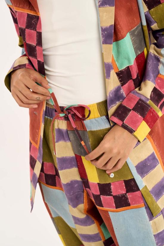  루주타 셰스 팔라초 팬츠 메사 팬츠 케니 프린트 - RUJUTA SHETH