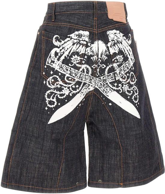 26SS PDF di Domenico Formichetti 데님 숏팬츠 DFM03012DF195WASH NAVY - PDF