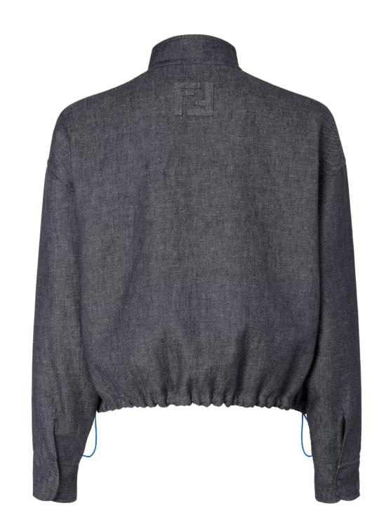 26SS 펜디 데님 패브릭 블루종 FW1433 AYUDF0QG0 DARK BLU - FENDI