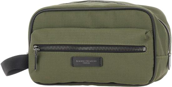 26SS 지아니 끼아리니 클러치/파우치 BCUB20288NYLPLMILITARE DONKERGREEN