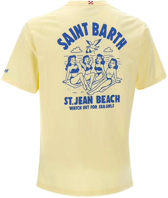 26SS 세인트바쓰 반팔 티셔츠 PRL000200318L YELLOW - MC2 SAINT BARTH