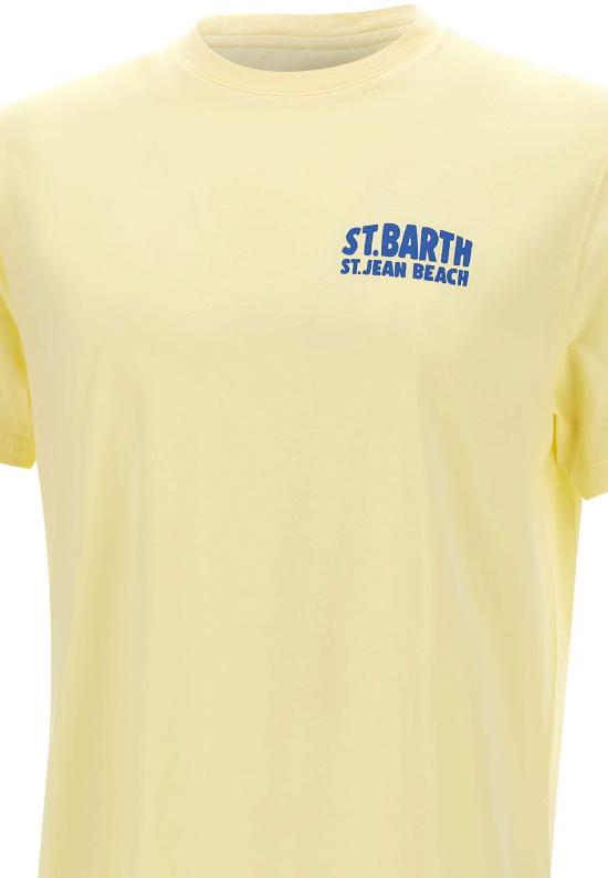 26SS 세인트바쓰 반팔 티셔츠 PRL000200318L YELLOW - MC2 SAINT BARTH