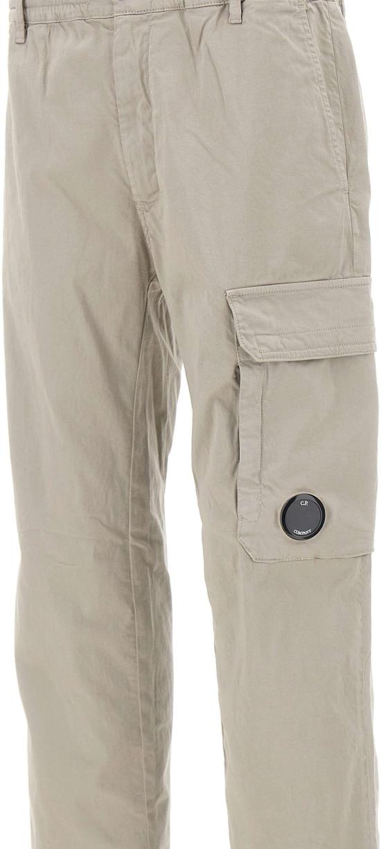 26SS 씨피 컴퍼니 스트레치 사틴 레귤러 카고 팬츠 20CMPA135A005694G904 TAUPE - C.P. COMPANY