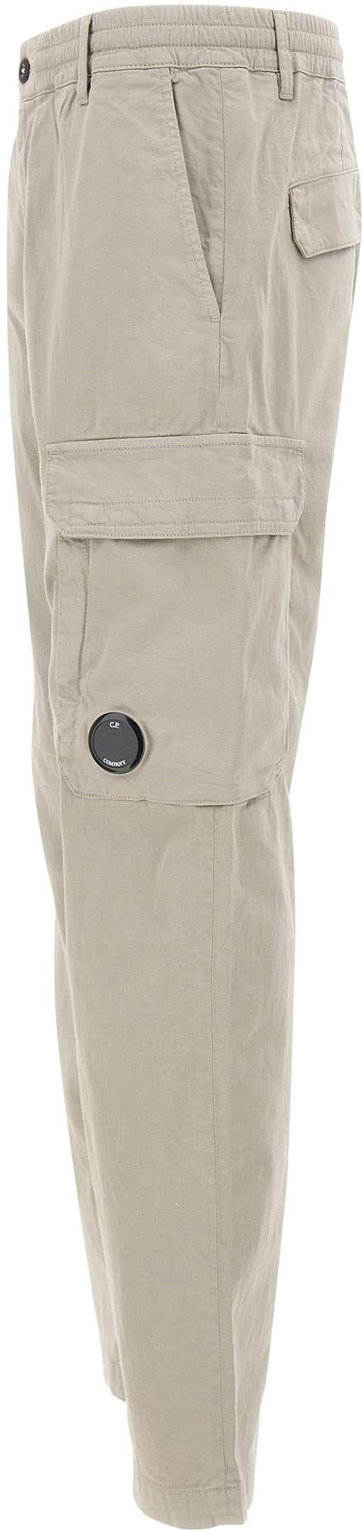 26SS 씨피 컴퍼니 스트레치 사틴 레귤러 카고 팬츠 20CMPA135A005694G904 TAUPE - C.P. COMPANY