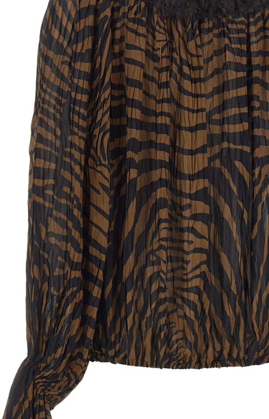26SS 블루마린 블라우스 2C440AM5179 BROWN - BLUMARINE