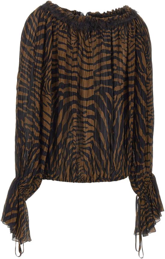 26SS 블루마린 블라우스 2C440AM5179 BROWN - BLUMARINE