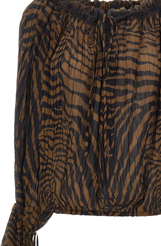 26SS 블루마린 블라우스 2C440AM5179 BROWN - BLUMARINE