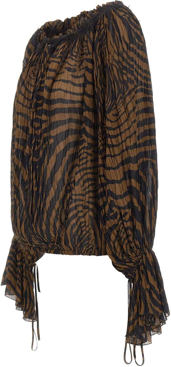 26SS 블루마린 블라우스 2C440AM5179 BROWN - BLUMARINE