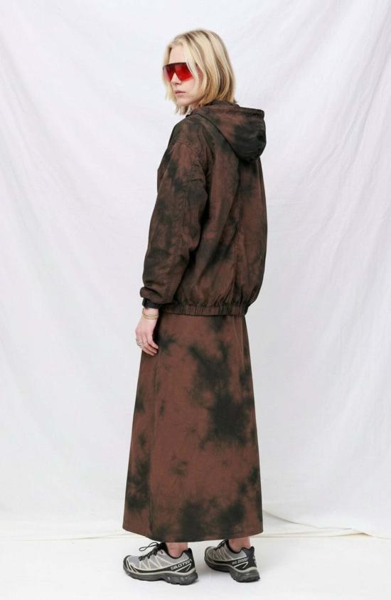  가브리엘라 콜 가먼츠 롱 스커트 304번 블랙/브라운 포플린 랩 - GABRIELA COLL GARMENTS