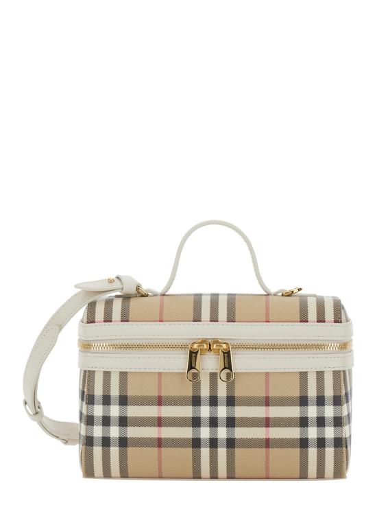 26SS 버버리 체크 배니티 백 8125135B7348 Beige