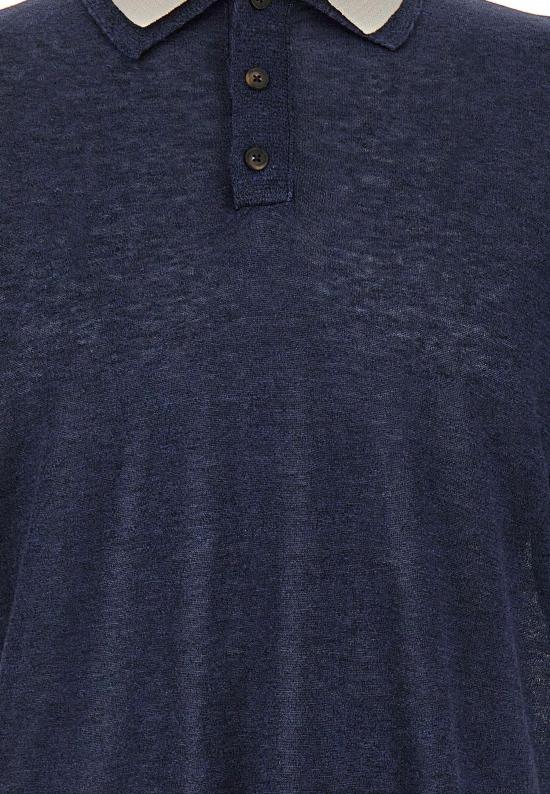 26SS 일레븐티 폴로 티셔츠 M76POLM01MAG0M0591101 NAVY - ELEVENTY