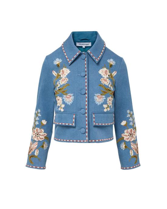  베로니카비어드 데님 자켓 베로니카 비어드 비카리아 재킷 Sea Glare - VERONICA BEARD